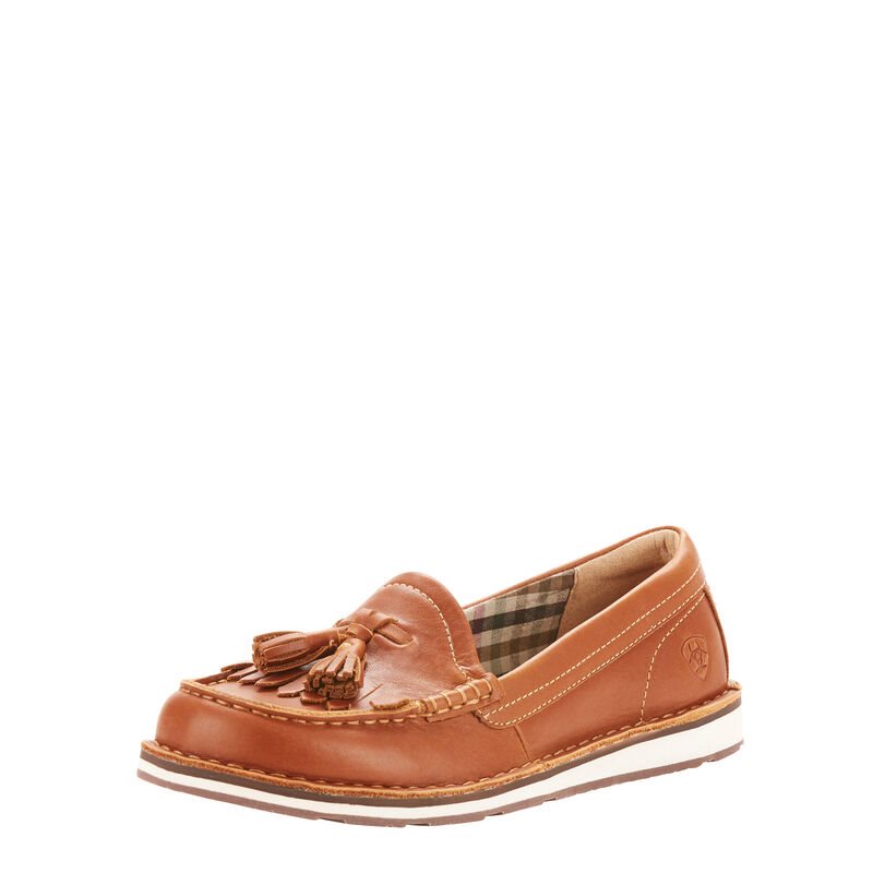 Ariat English: Tassel Cruiser Mocasines Mujer - Naranjas (NITKF5073)